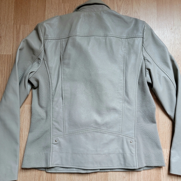 Johnston & Murphy Leather Moto Jacket - Picture 3 of 7
